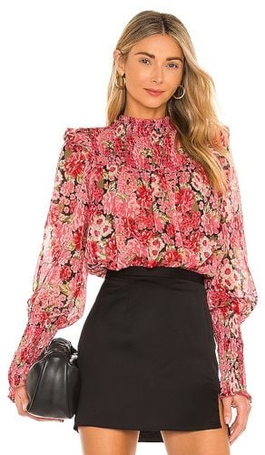 Remi Floral Blouse in Pink. - size 10 (also in 2, 4, 6, 8) - Bardot - Modalova