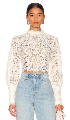 Georgia Lace Top in Ivory. - size 12 (also in 10, 2, 4, 6, 8) - Bardot - Modalova