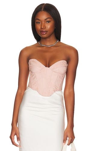 Ellie Lace Corset Top in Blush. - size 2 (also in 4, 6, 8) - Bardot - Modalova