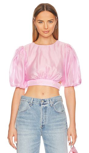 Enya Organza Top in Blush. - size 2 (also in 4) - Bardot - Modalova