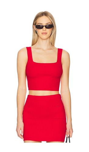 Top de tirantes de punto sarita en color rojo talla L en - Red. Talla L (también en M, S, XL, XS) - Bardot - Modalova