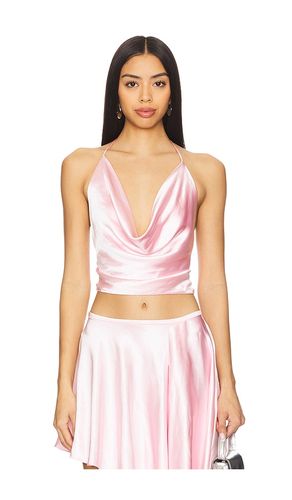 Andreama Satin Halter Top in Blush. - size 10 (also in 12, 8) - Bardot - Modalova