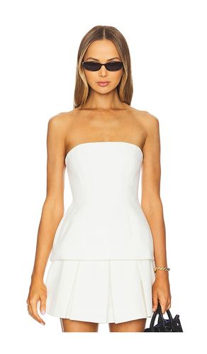 Helenia Longline Strapless Top in White. - size 12 (also in 2) - Bardot - Modalova