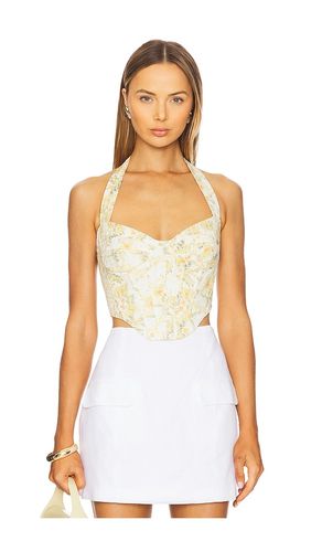 Pollie Halter Corset Top in Yellow. - size 6 (also in 10, 8) - Bardot - Modalova