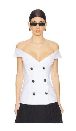 Eliora Button Front Top in White. - size 10 (also in 2, 4, 6, 8) - Bardot - Modalova