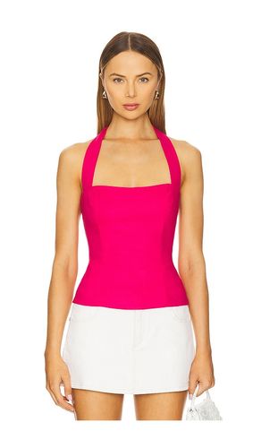 Raya Linen Halter Top in Pink. - size 10 (also in 12, 4, 6, 8) - Bardot - Modalova