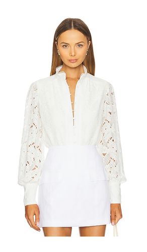 Remy Lace Bodysuit in White. - size 10 (also in 12, 2, 4, 6, 8) - Bardot - Modalova