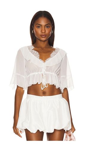 Louelle Lace Top in White. - size 10 (also in 12, 2, 4, 6, 8) - Bardot - Modalova