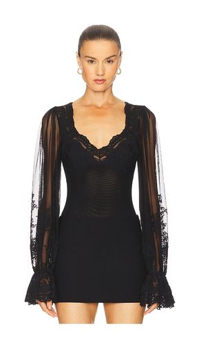 Bruna Lace Detail Bodysuit in . Größe 10. Also in 2, 4, 6, 8 - Bardot - Modalova