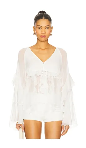 RÜSCHENBLUSE ROSALO in . Größe 10. Also in 12 - Bardot - Modalova