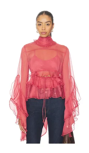 Anyssa Ruffle Blouse in . - size 12 (also in 2, 4, 6, 8) - Bardot - Modalova