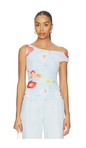 Layana Printed Mesh Top in Baby Blue. - size 2 (also in 4, 8) - Bardot - Modalova