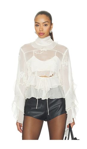 Anyssa Ruffle Blouse in . Size 10. Also in 2, 4, 6, 8 - Bardot - Modalova