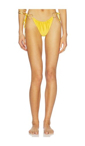 Leala Ring Detail Bikini Bottoms in Yellow. - size L (also in M) - Bardot - Modalova
