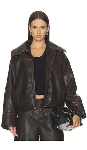 Baani Leather Jacket in Brown. - size 32 (also in 34, 36, 38, 40) - Baum und Pferdgarten - Modalova