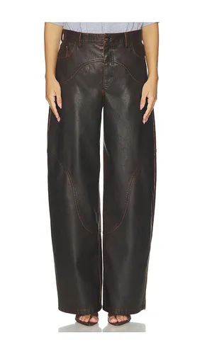 Napolen Leather Pants in Brown. - size 36 (also in 32, 34) - Baum und Pferdgarten - Modalova