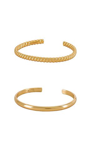 Conjunto de brazalete en color oro metálico talla all en - Metallic Gold. Talla all - BaubleBar - Modalova