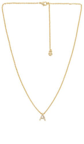Nora 14k Gold Plated Initial Necklace in . Size I, O, R - BaubleBar - Modalova