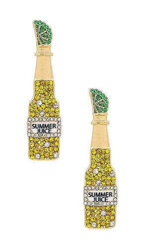 Pendientes with lime en color oro metálico talla all en - Metallic Gold. Talla all - BaubleBar - Modalova