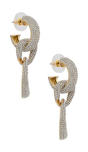 Pendientes gemma en color plateado metálico talla all en - Metallic Silver. Talla all - BaubleBar - Modalova