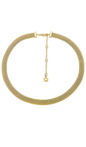 Collar de cadena de malla mallory en color oro metálico talla all en - Metallic Gold. Talla all - BaubleBar - Modalova