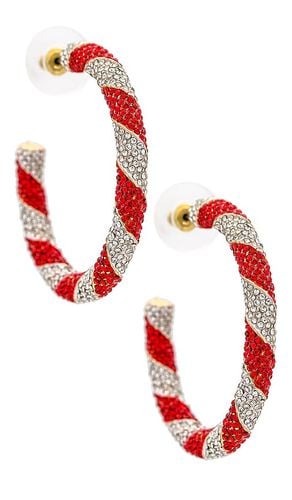 Pendientes de aro candy cane en color multi talla all en & - Multi. Talla all - BaubleBar - Modalova