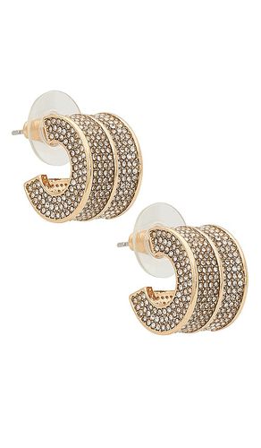 Kaitlyn earrings in color metallic gold size all in - Metallic Gold. Size all - BaubleBar - Modalova