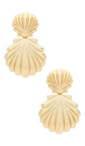 Two Drop Seashell Earrings in - BaubleBar - Modalova