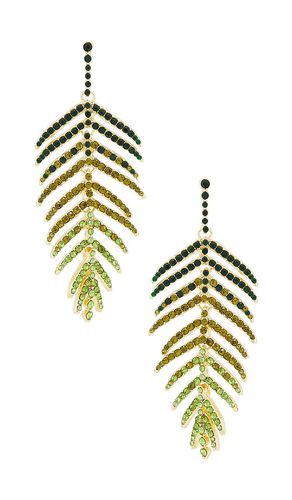 Pendientes de gota ombre leaf en color oro metálico talla all en - Metallic Gold. Talla all - BaubleBar - Modalova