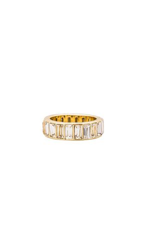 Baguette stone ring in color metallic size 6 in - Metallic . Size 6 (also in 7, 8) - BaubleBar - Modalova