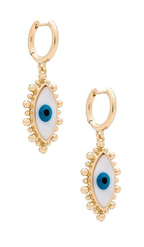 Pendiente evil eye en color oro metálico talla all - BaubleBar - Modalova