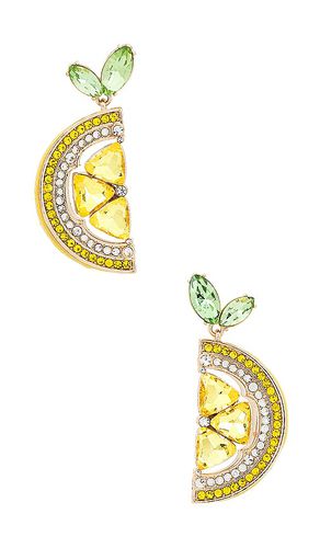 Pave Lemon Drop Earrings in - BaubleBar - Modalova