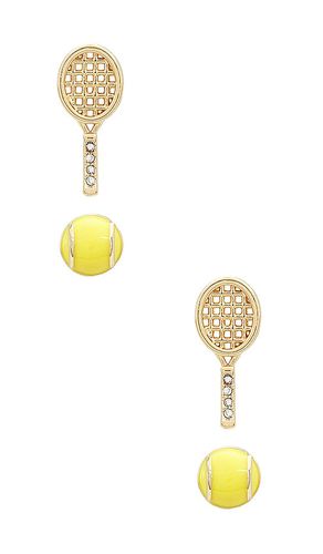 Tennis stud earring set in color metallic size all in - Metallic . Size all - BaubleBar - Modalova
