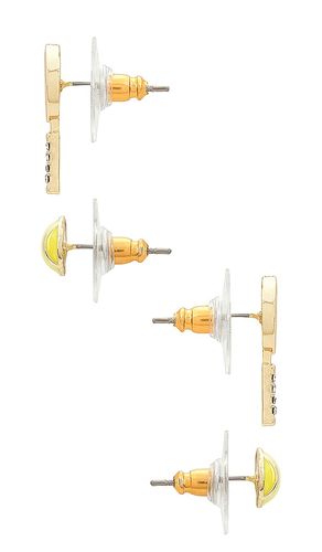 Tennis Stud Earring Set in Metallic - BaubleBar - Modalova