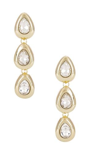 Tear Crystal Linear Drop Earrings in - BaubleBar - Modalova