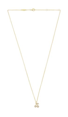 Cherry Pave Motif Necklace in Red - BaubleBar - Modalova