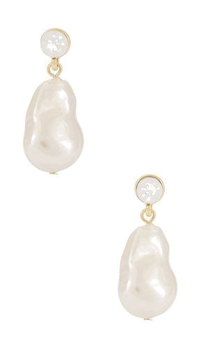 Pendientes largos myra en color ivory talla all en - Ivory. Talla all - BaubleBar - Modalova