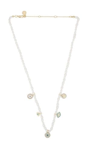 Good Eye Charm Necklace in Ivory - BaubleBar - Modalova