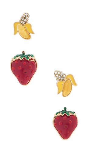 OHRRING-SET STRAWBERRIES & BANANAS in - BaubleBar - Modalova