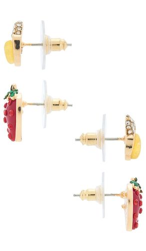 Strawberries & Bananas Earrings Set in - BaubleBar - Modalova