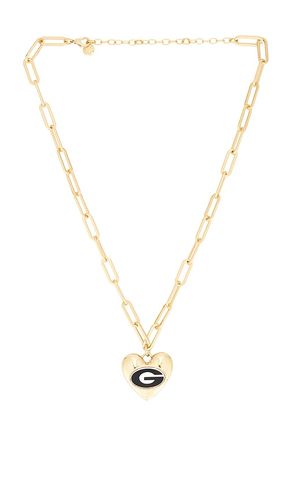 University Of Georgia Statement Heart Necklace in Metallic - BaubleBar - Modalova
