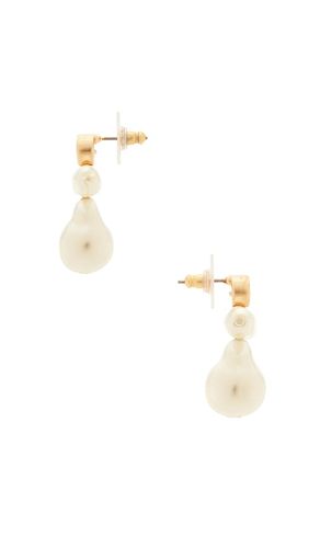 Organic Pearl Earrings in - BaubleBar - Modalova