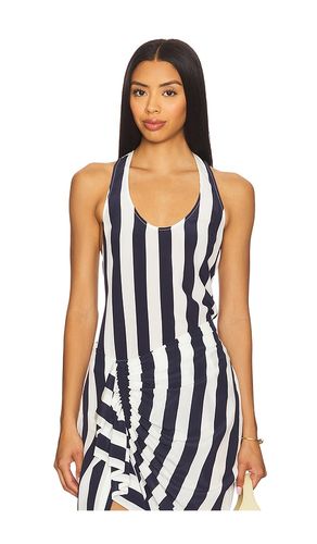 Orta Silk Tank Top in Navy. - size M (also in S, XL, XS) - Bondi Born - Modalova