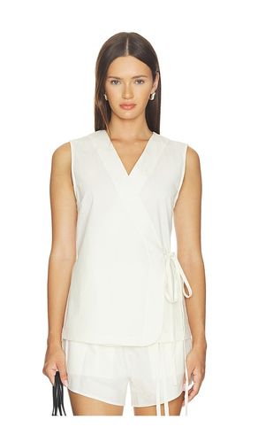 Kyoto wrap top in color cream size 0 (also in 1, 2, 3, 4) - Bondi Born - Modalova