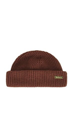 Barbour Mosely Beanie Hat in Brown - Barbour - Modalova
