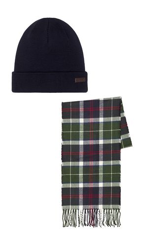 Swinton Beanie & Galingale Gift Set in Green - Barbour - Modalova