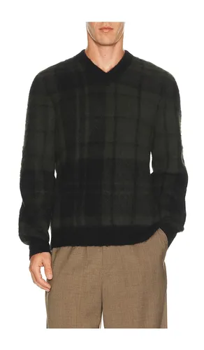 Hunham Tartan V-neck Sweater in . - size S (also in M, L, XL/1X) - Barbour - Modalova
