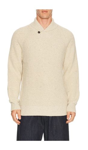 Essentials Fleck Shawl Neck Sweater in Cream. - size S (also in M, L, XL/1X) - Barbour - Modalova