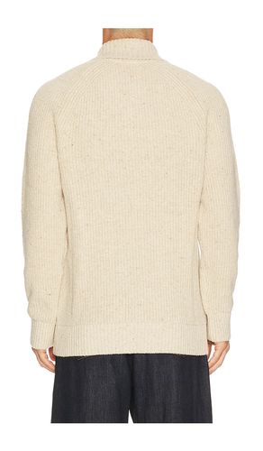Essentials Fleck Shawl Neck Sweater in Cream. - size S (also in M, L, XL/1X) - Barbour - Modalova
