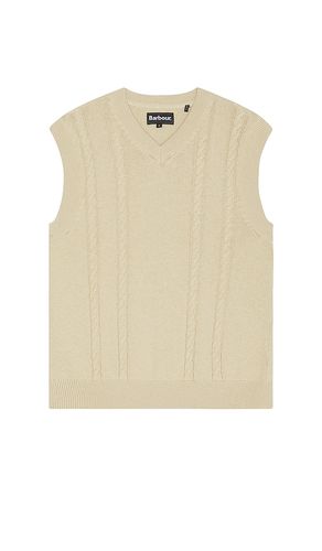 Navar Knitted Vest in Brown. - size L (also in S, XL/1X) - Barbour - Modalova